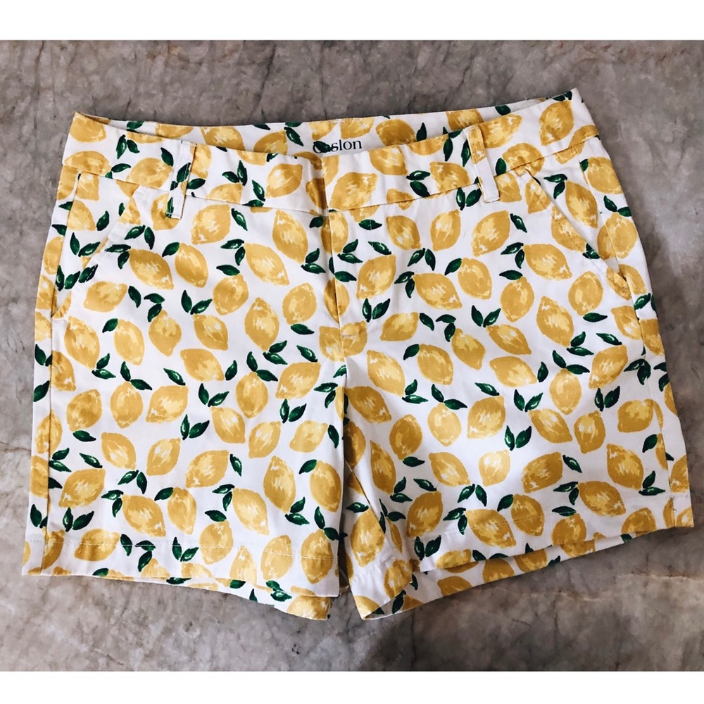 Lemon print shorts